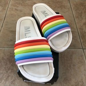 MELISSA Rainbow slides size 7